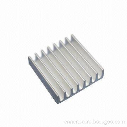 Extruded Aluminum Alloy Heatsink with Anodizing and CNC Machining